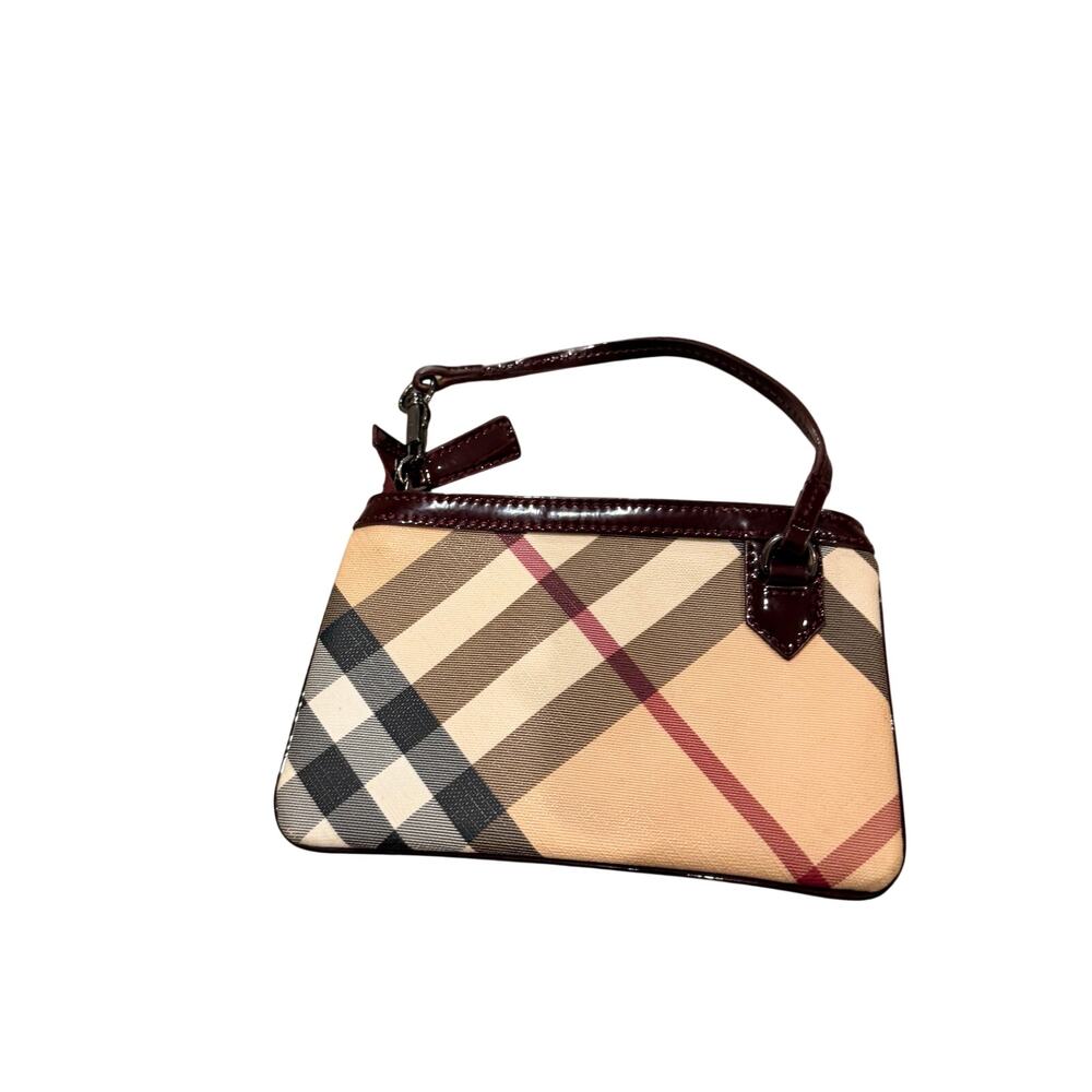 Burberry Wristlet Classic Plaid Pattern